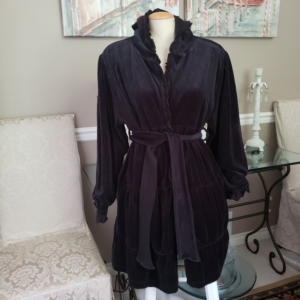 Jersey Velvet Robe/Jacket or Coat.